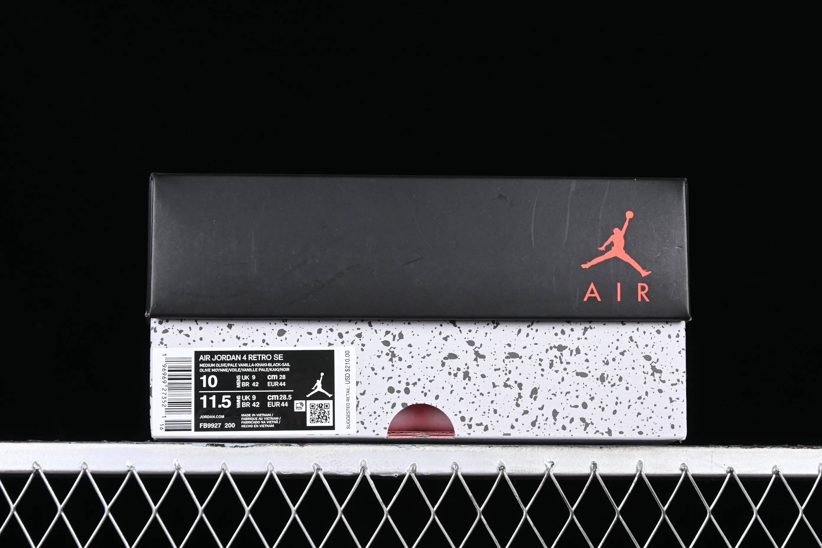 All categories Air Jordan Jordan series basketball shoes Air Jordan 4 pure original Air Jordan 4 SE Craft "Medium Olive" AJ4 Joe 4 olive green FB9927-200